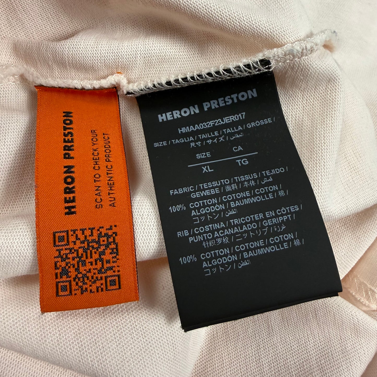HERON PRESTON - Globe Burn Print T-Shirt