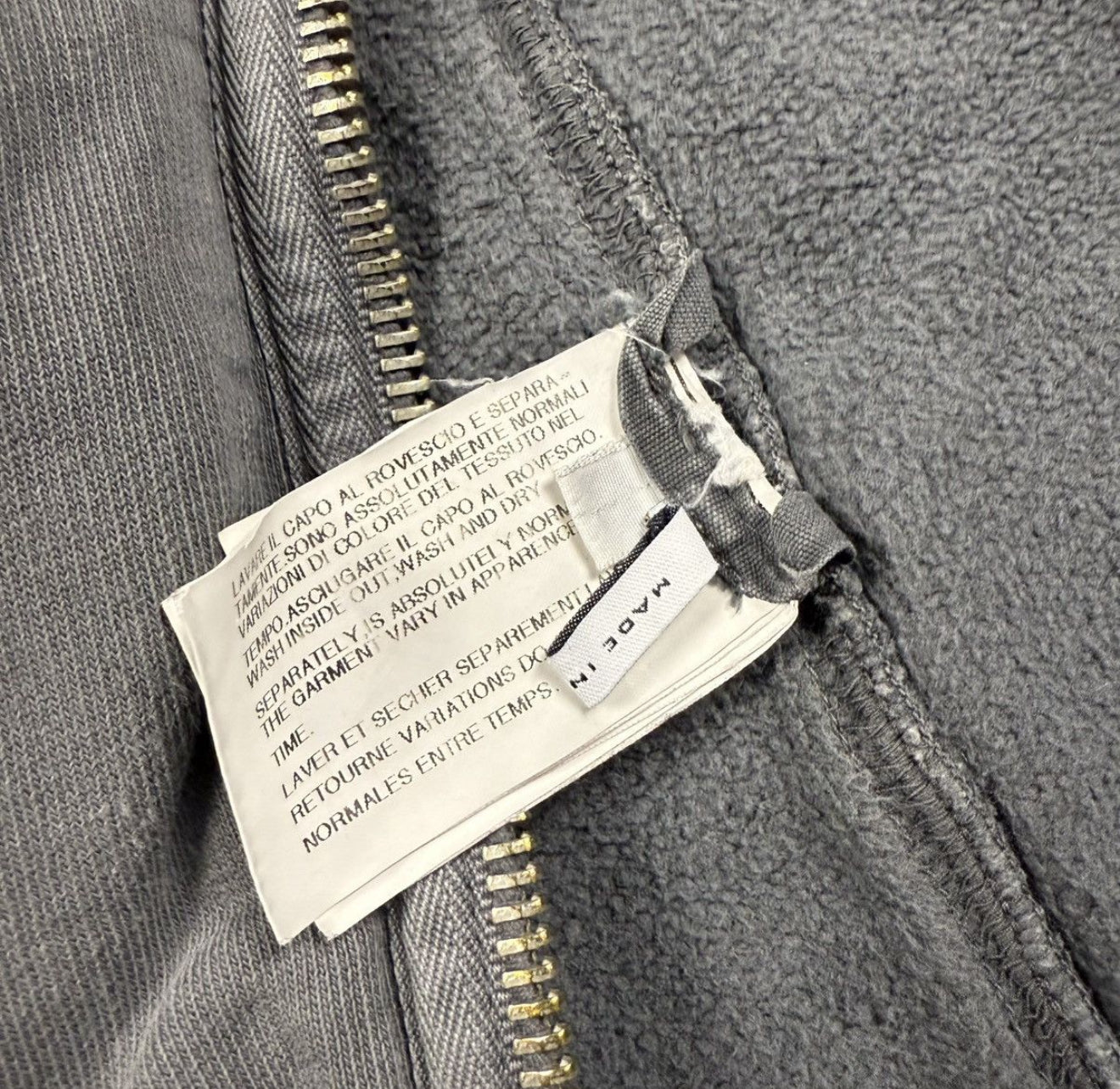 Rick Owens DRKSHDW Gray 'Gimp' Full-zip
Hoodie