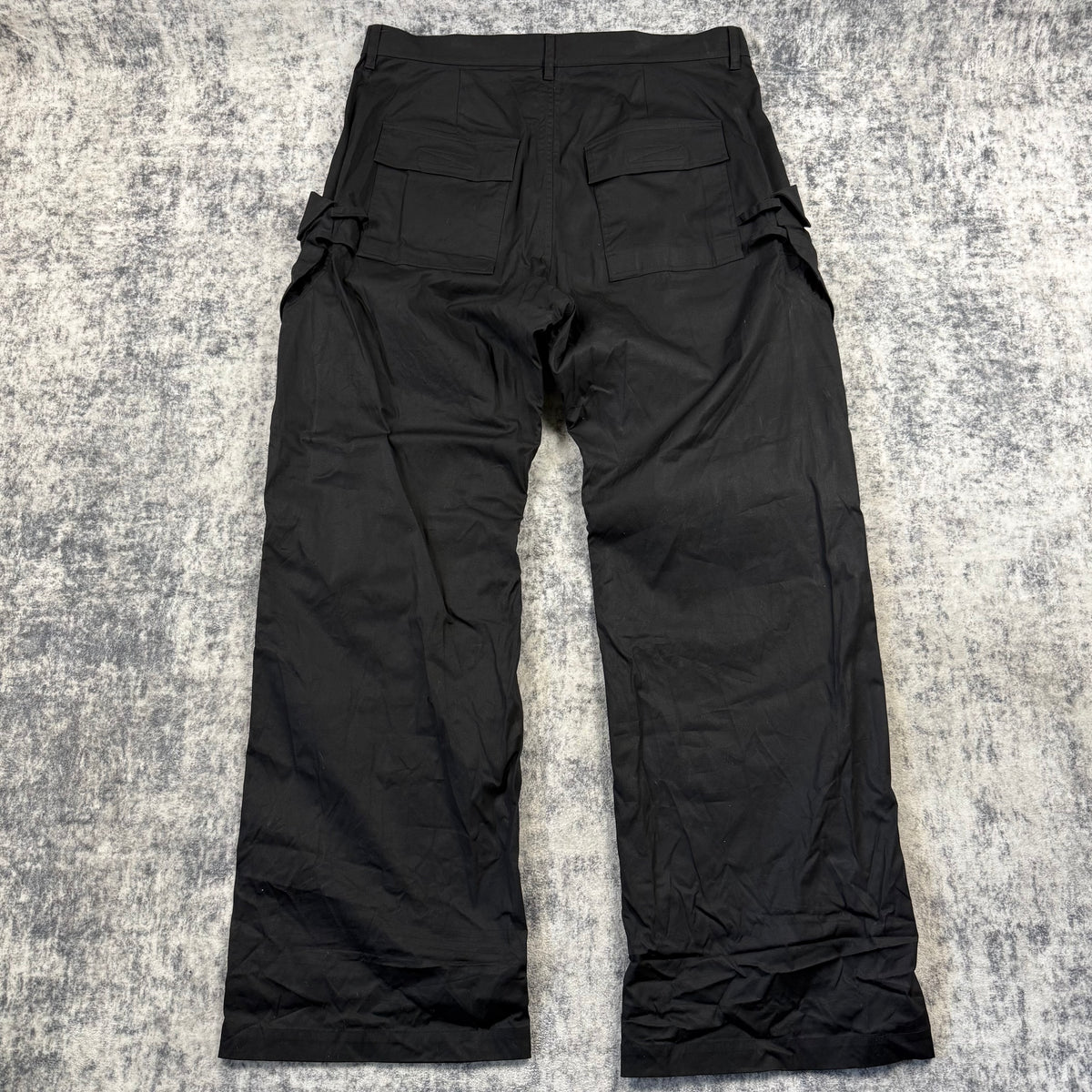 Rick Owens SS/24 Lido Stefan Cargo ‘Black’ Pants