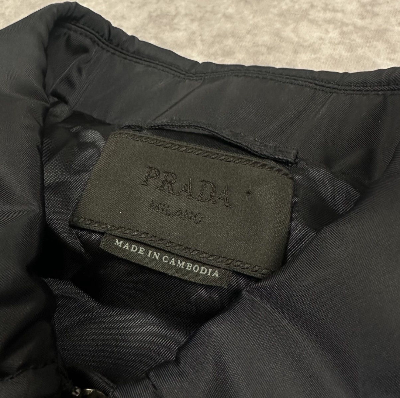 Prada Nylon Black Light Jacket