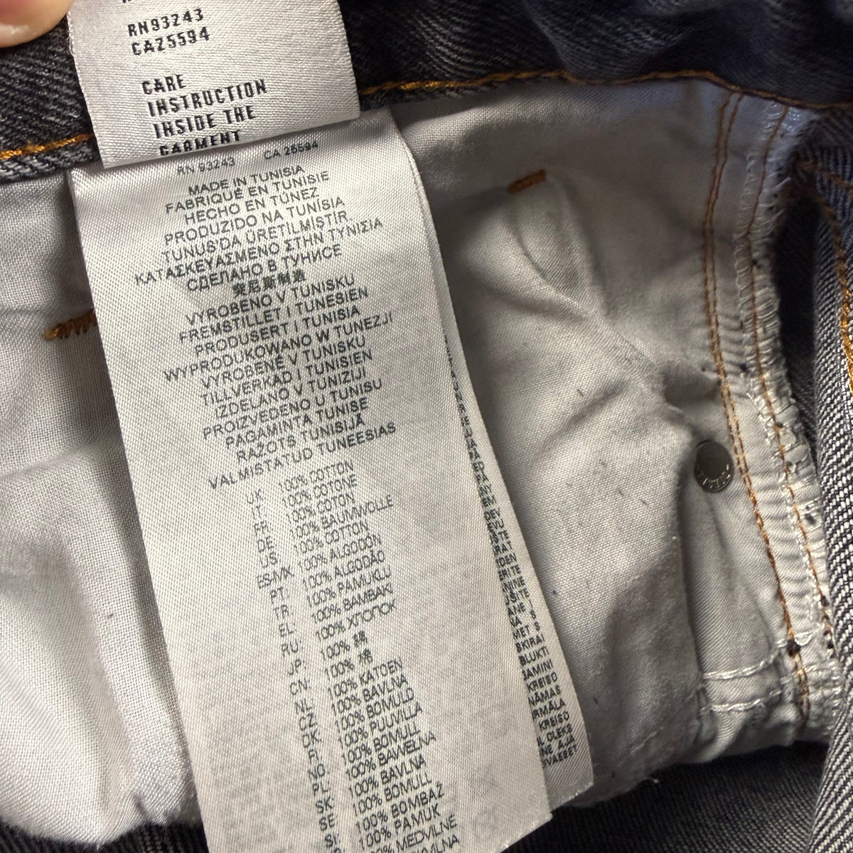 Diesel 1996 D-Sire Distressed Baggy Jeans