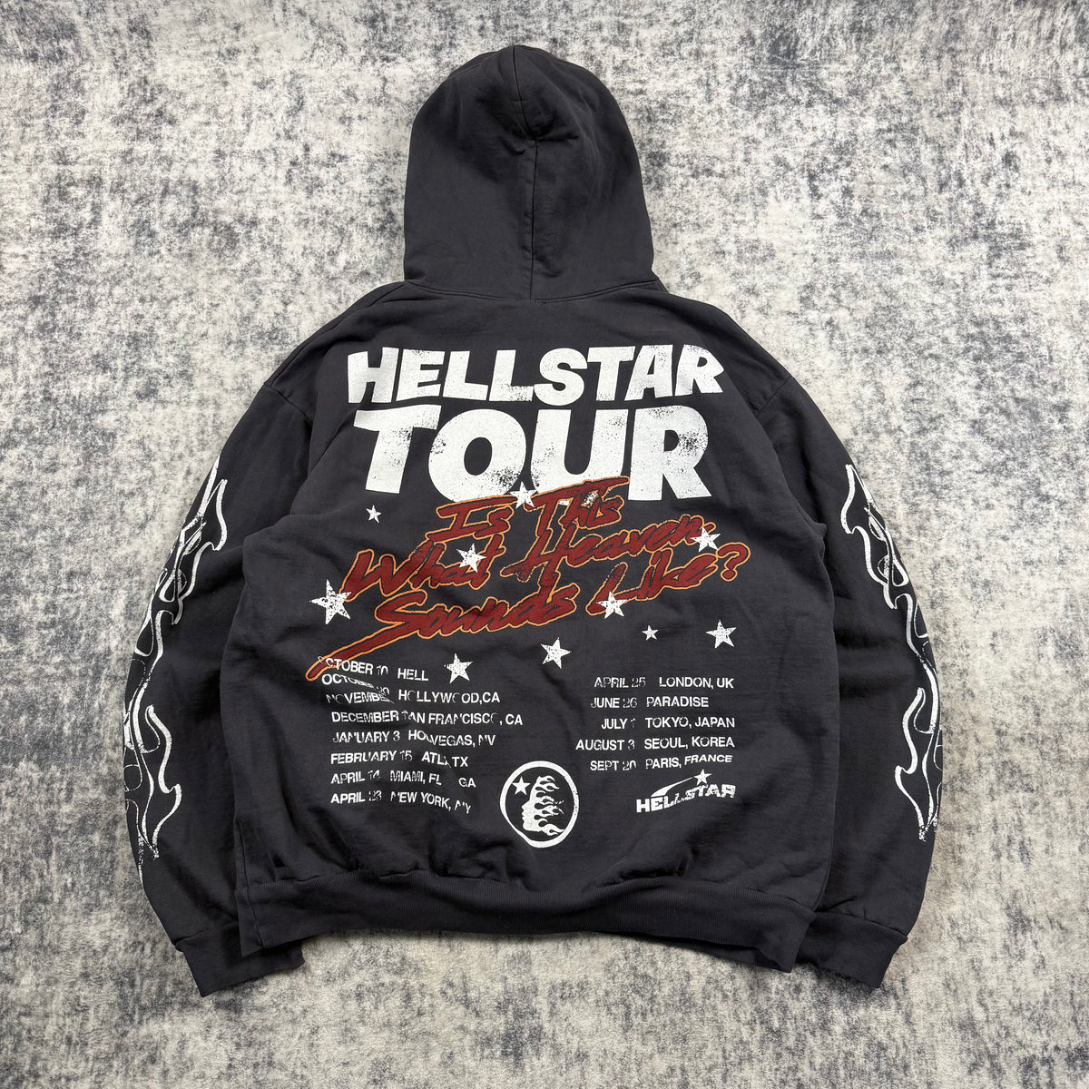 Hellstar Records Tour Capsule 9 ‘Gray’ Hoodie