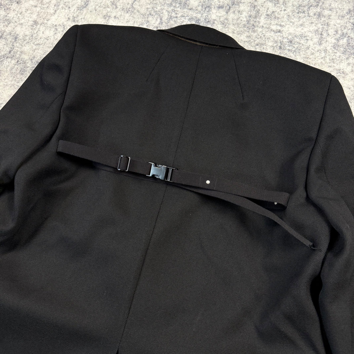 Rick Owens FW/24 Porterville Black Wool Drill Tatlin Blazer