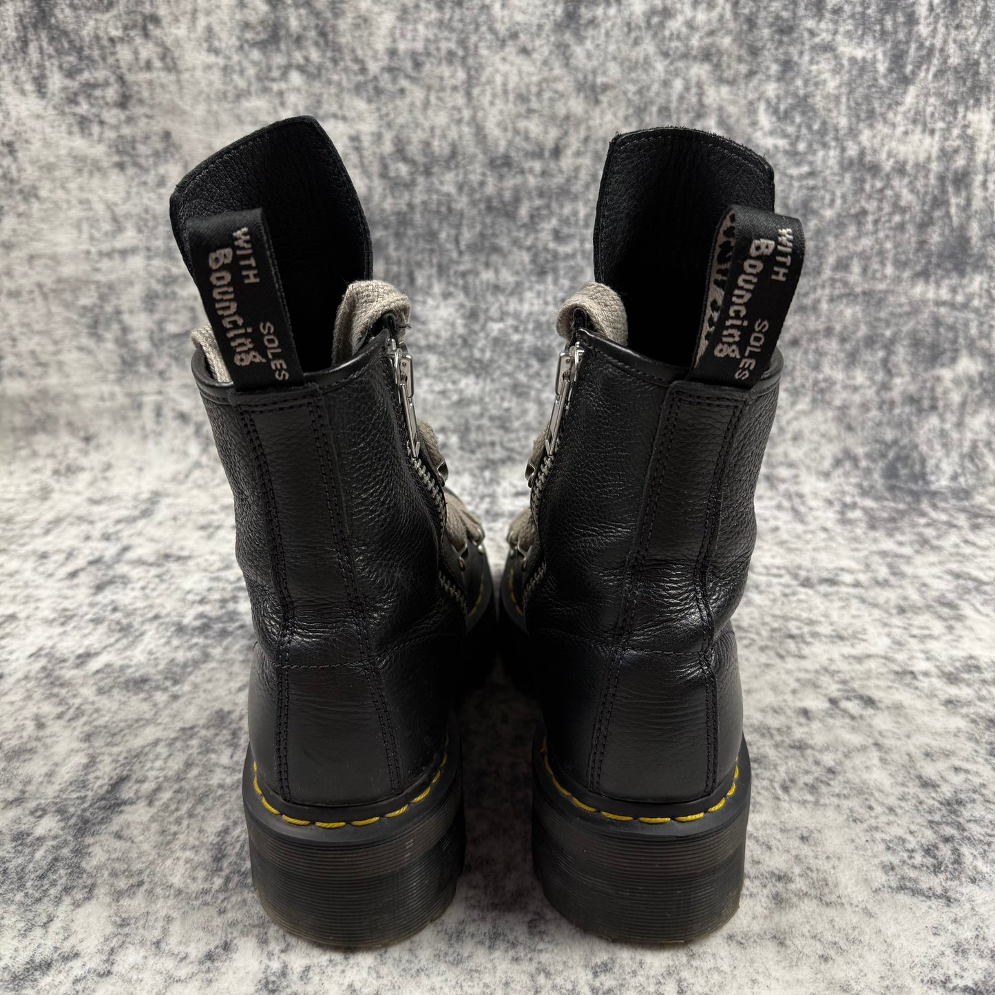 Rick Owens x Dr. Martens 1460 Quad Sole Pentagram Jumbo Lace Boots