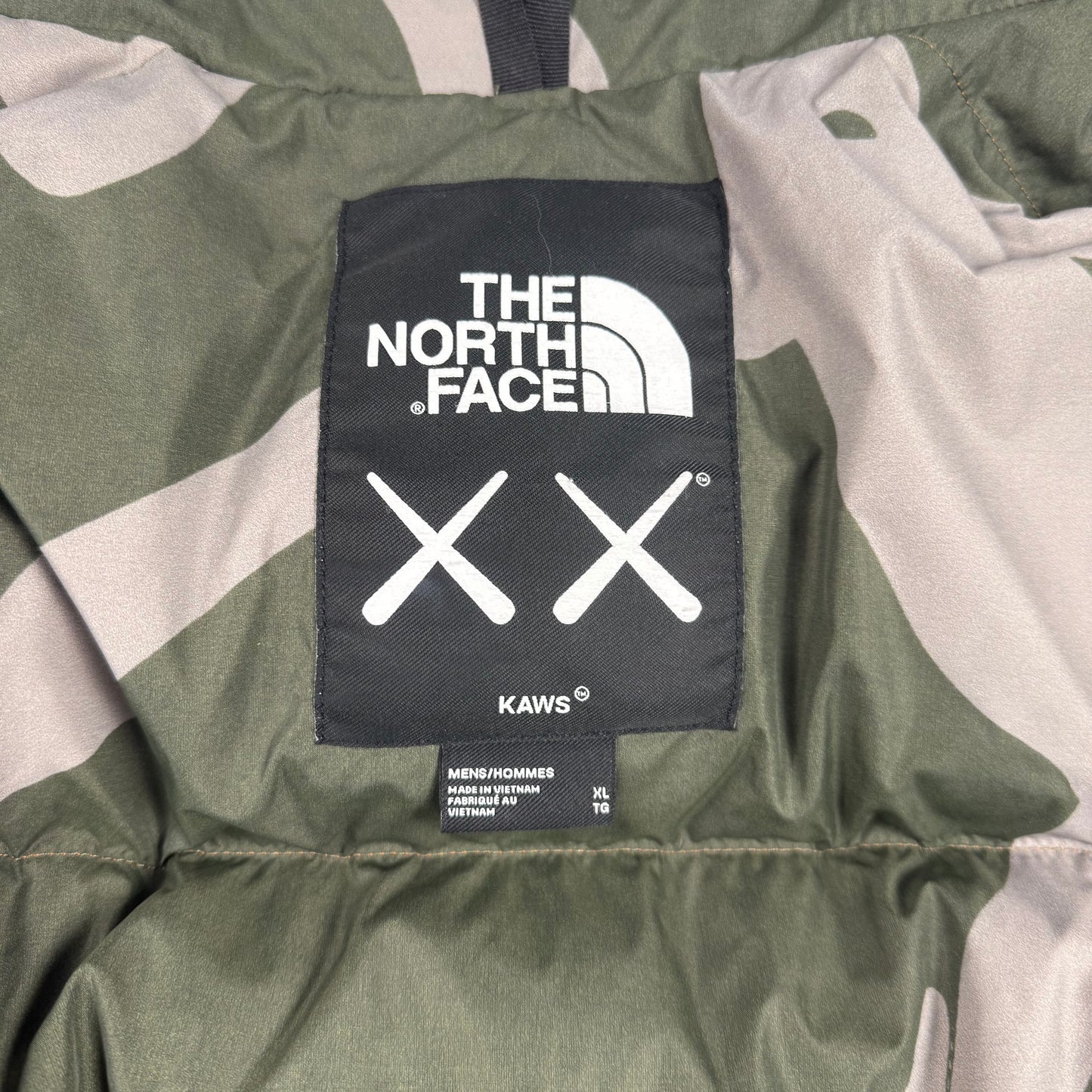 The North Face x KAWS Retro 1996 Nuptse Jacket 'Moonlight Ivory'