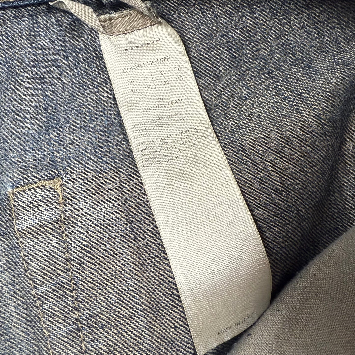 Rick Owens DRKSHW Geth Cut Baggy ‘Mineral Pearl’ Jeans