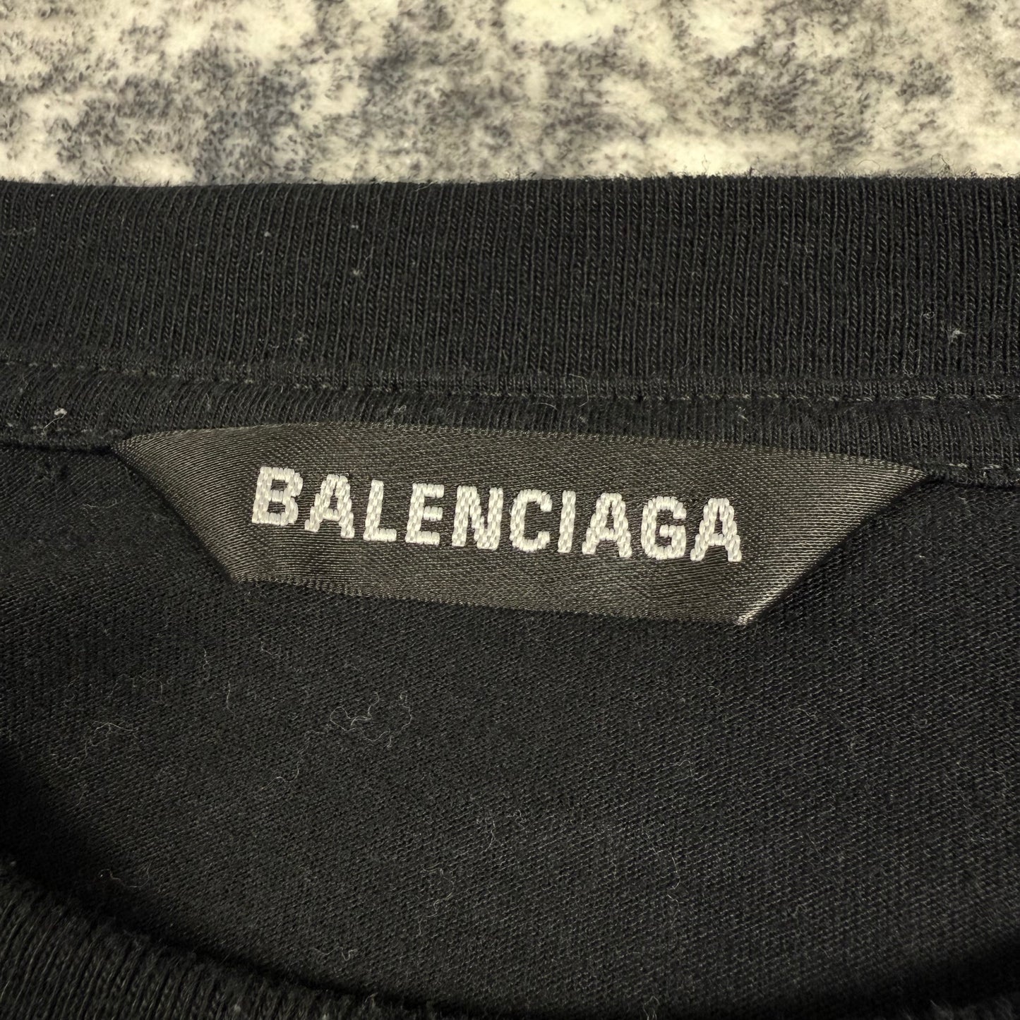 Balenciaga Languages Logo 'Black/Multicolor' T-Shirt