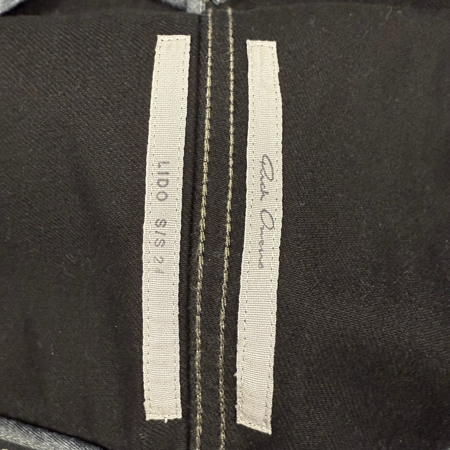 Rick Owens Bolan Banana High Slim Fit Waxed ‘Black’ Jeans