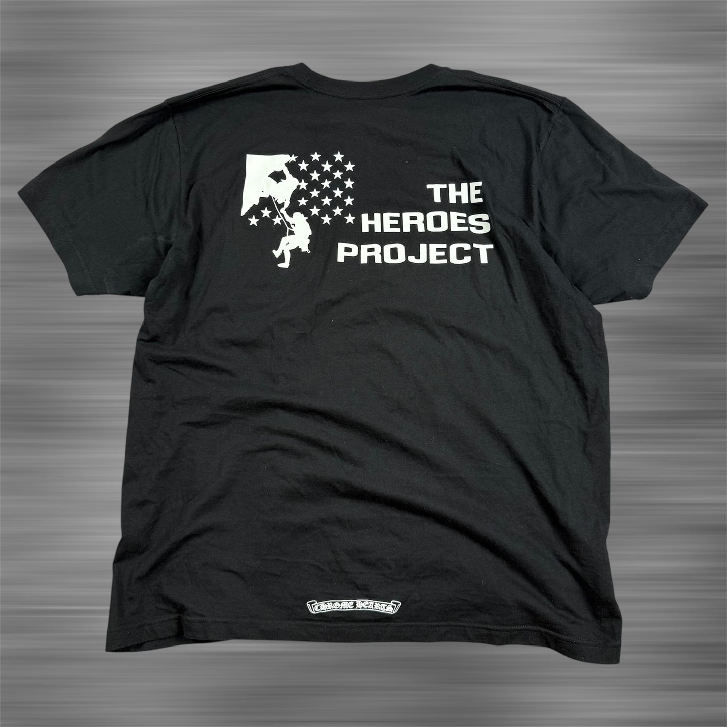 Chrome Hearts Heroes Project Horseshoe Logo ‘Black’ T-Shirt