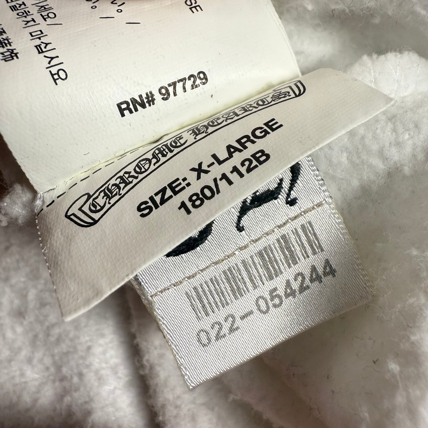 Chrome Hearts Horseshoe Floral ‘White’ Zip Up Hoodie
