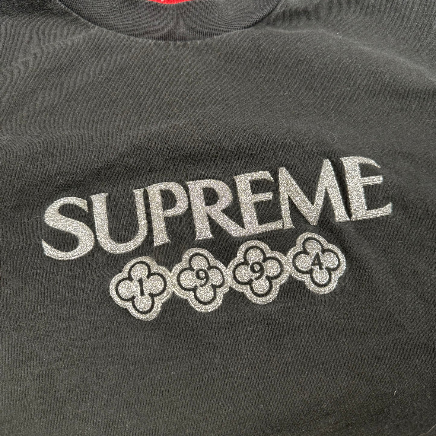 Supreme S/S Glitter 1994 ‘Black’ T-Shirt