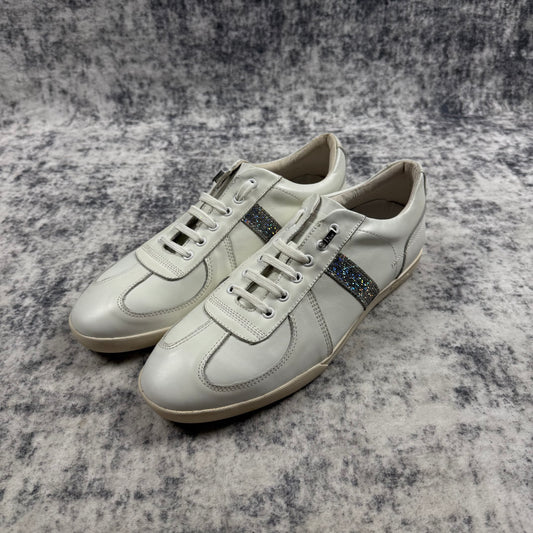 Dior Homme SS06 Hedi Slimane Glitter B01 Leather Sneakers