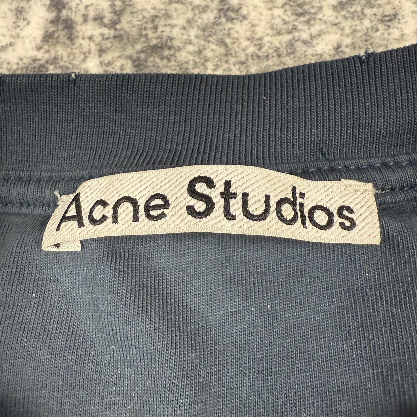 Acne Studios Stockholm 1996 Faded ‘Navy’ T-Shirt