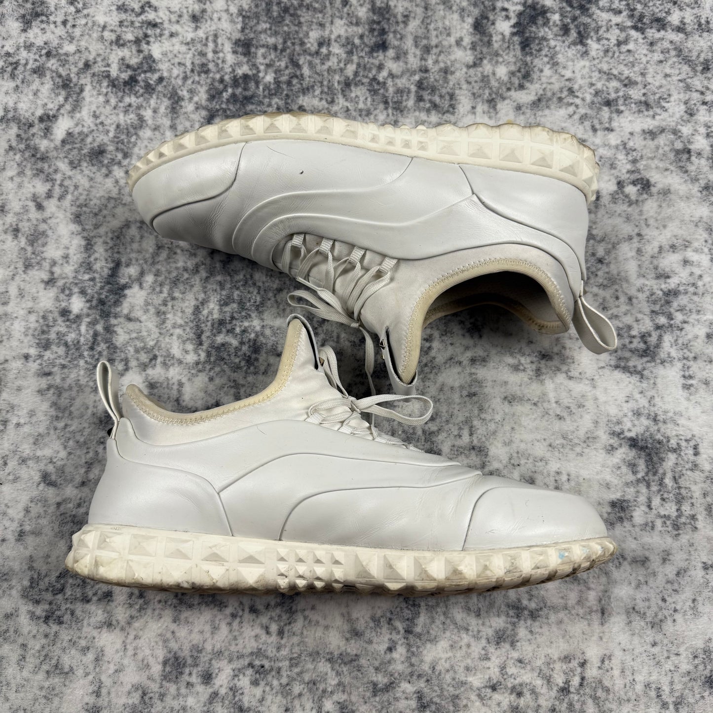 VALENTINO GARAVANI Rockstud ‘White’ Leather Trainers