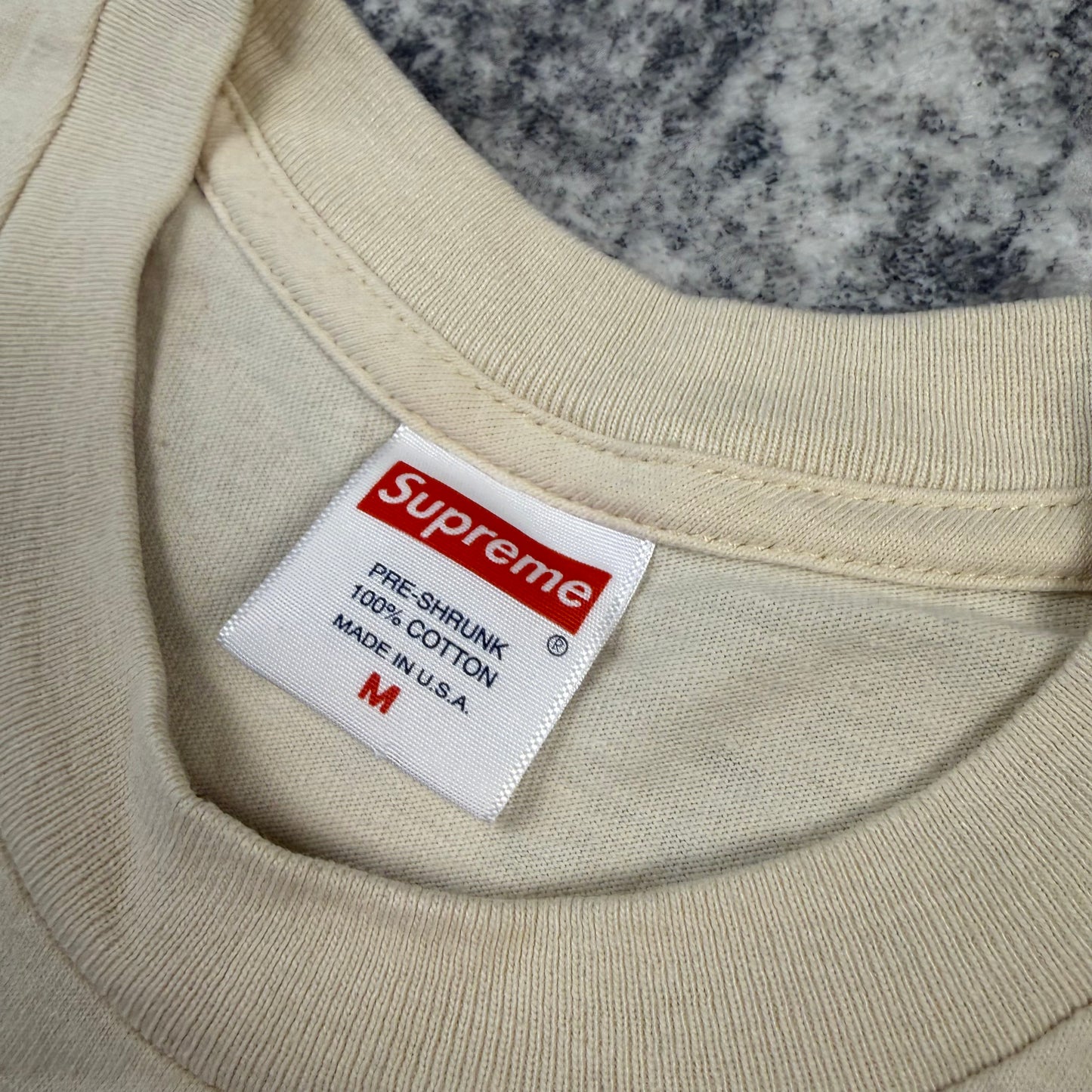 Supreme SS19 Original Sin ‘Beige’ T-Shirt