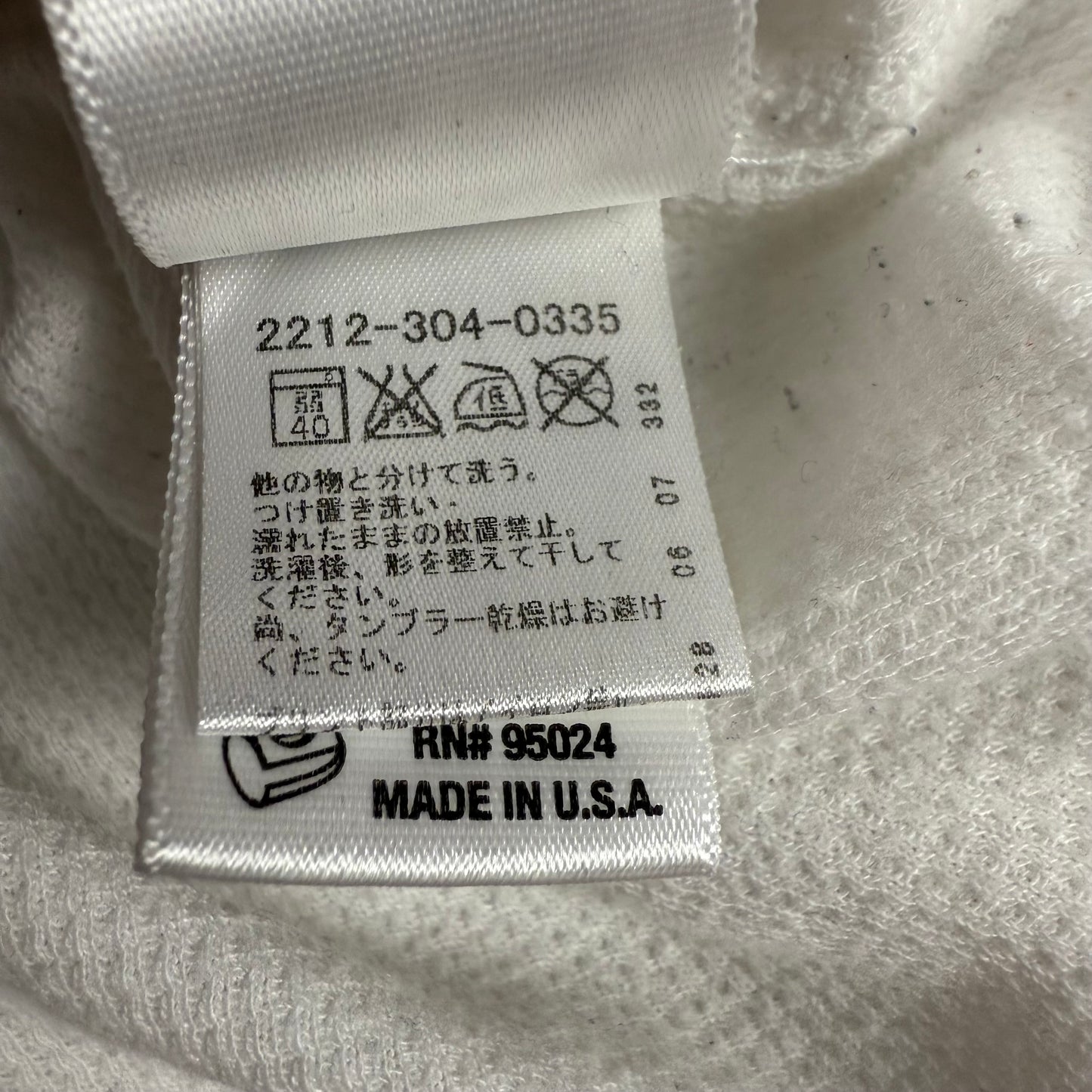 Chrome Hearts Horseshoe Cross Scroll Thermal ‘White’ L/S