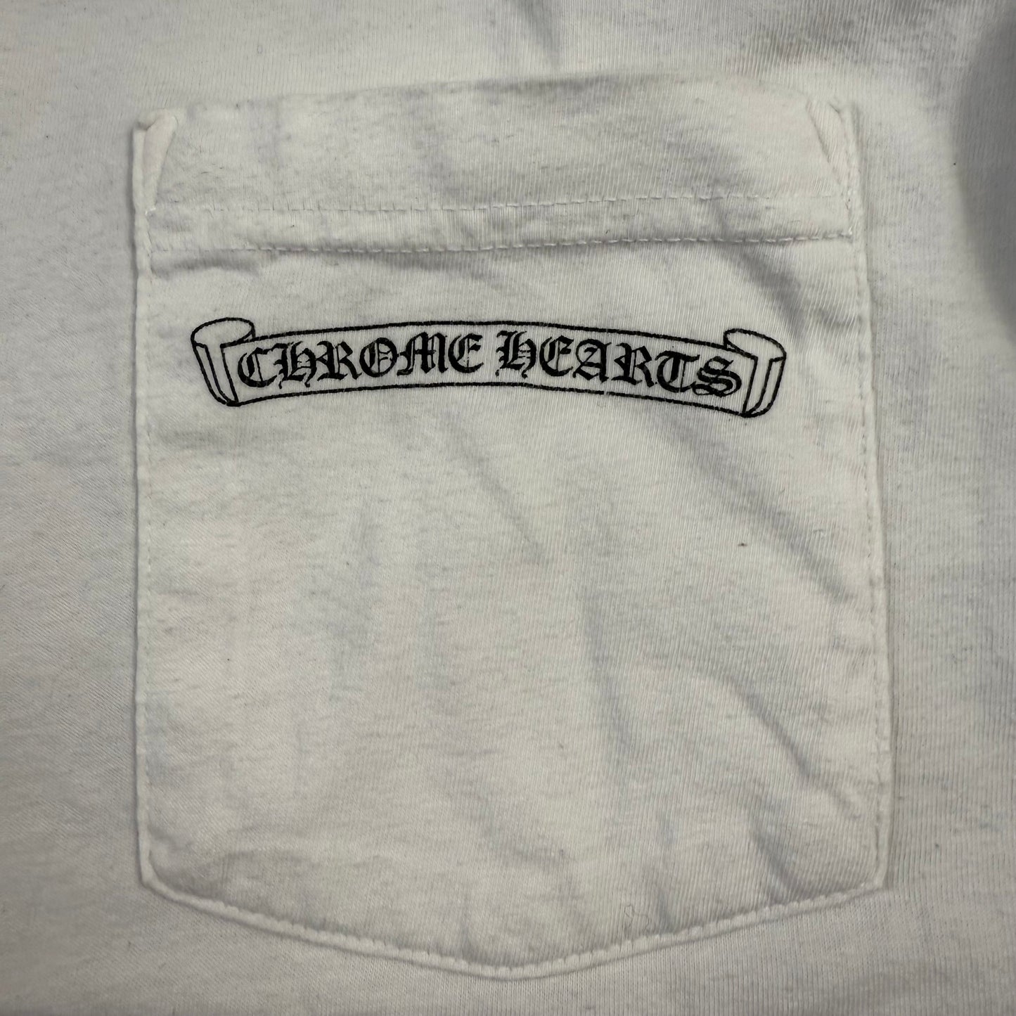 Chrome Hearts Exclusive U.S.A Arc Logo Pocket T-Shirt