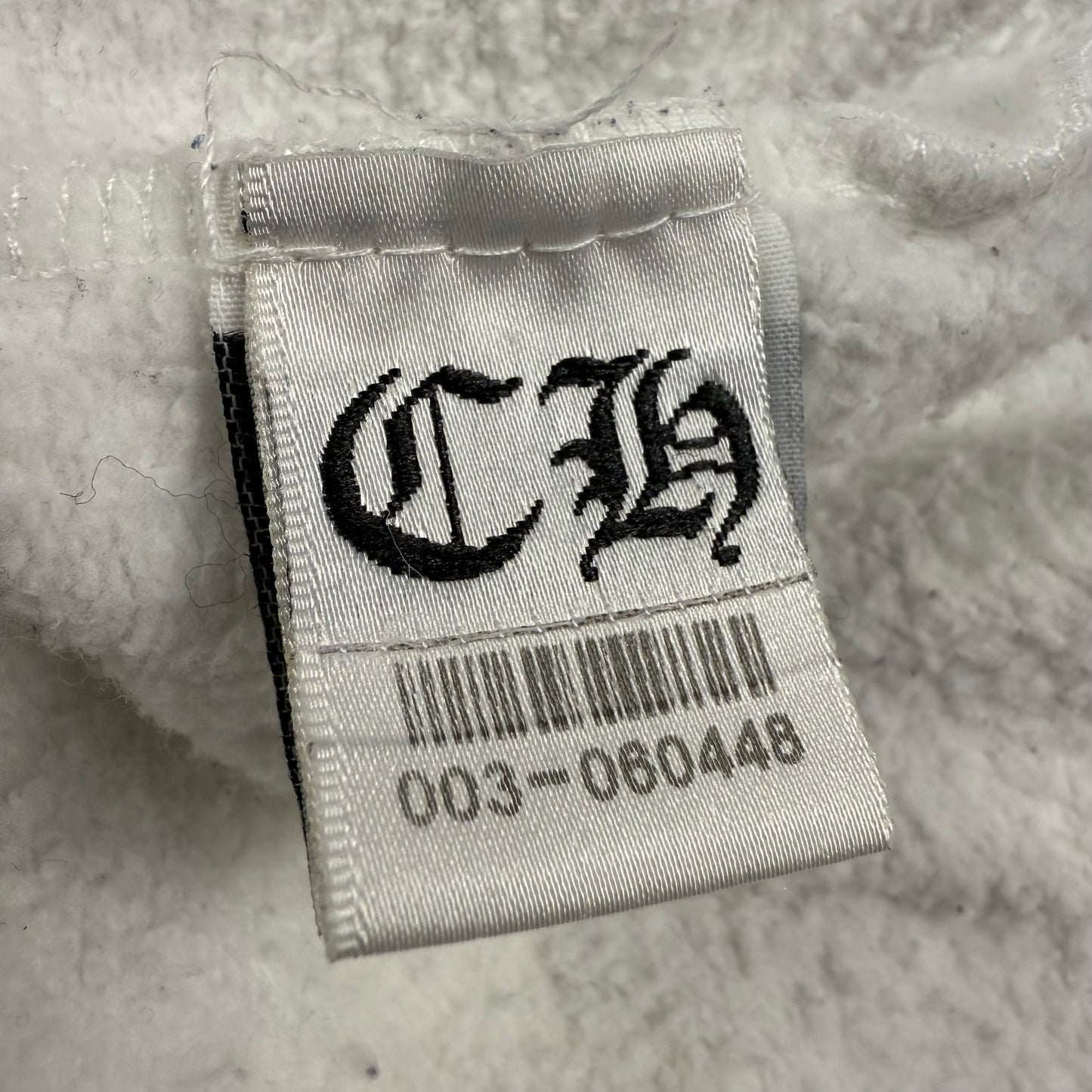 Chrome Hearts Vintage Horseshoe ‘White’ Zip Hoodie