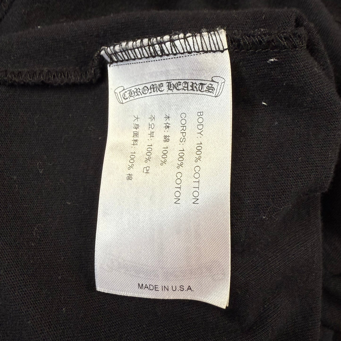 Chrome Hearts Arc Logo ‘Black’ Long Sleeve