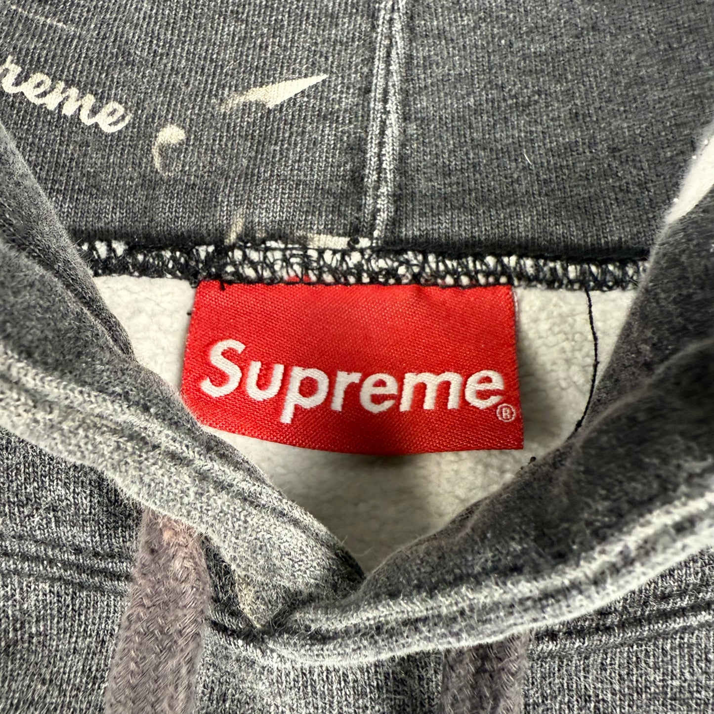 Supreme FW20 Studded Collars ‘Gray’ Hoodie