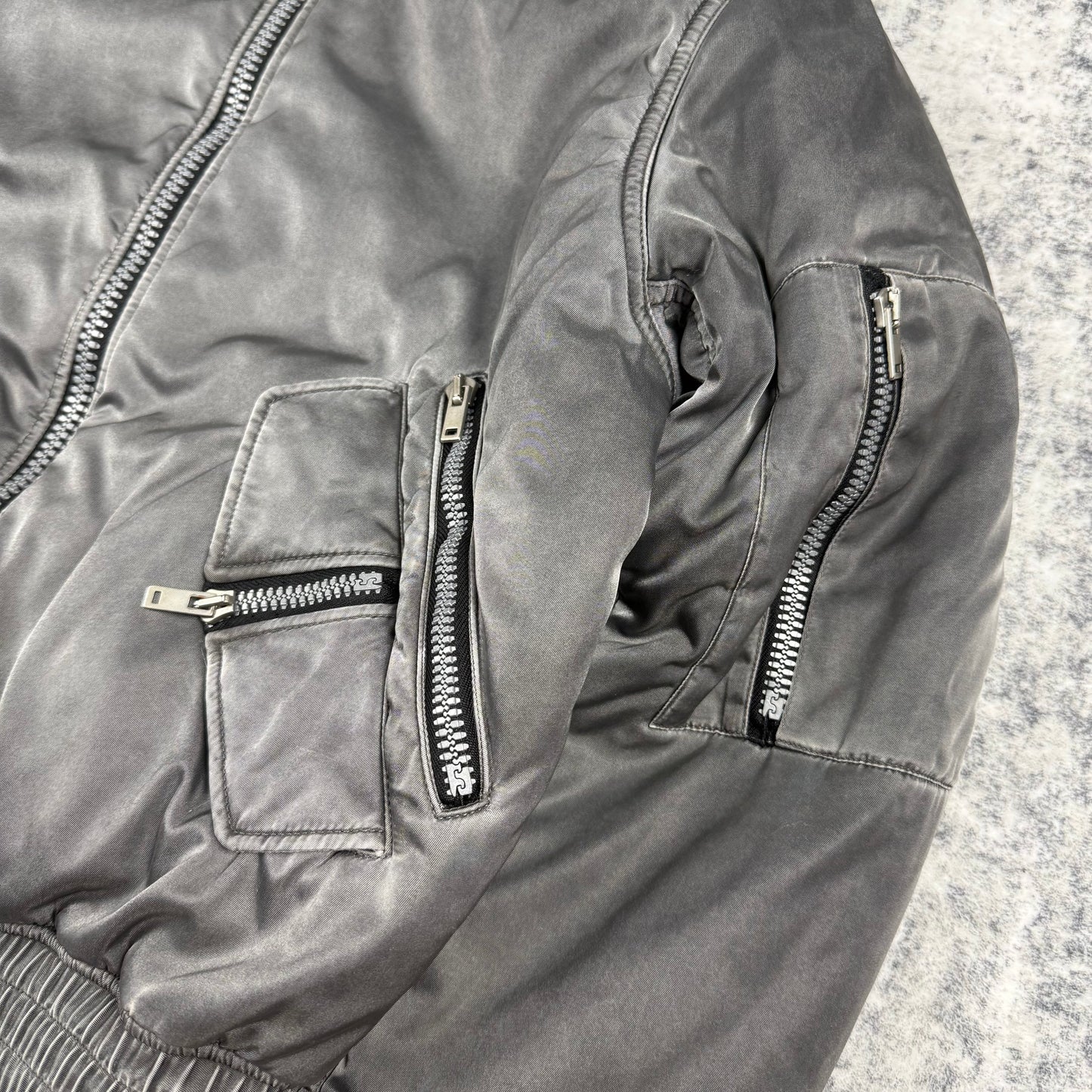 Maison Margiela 8 Pockets ‘Silver/Gray’ Bomber Jacket