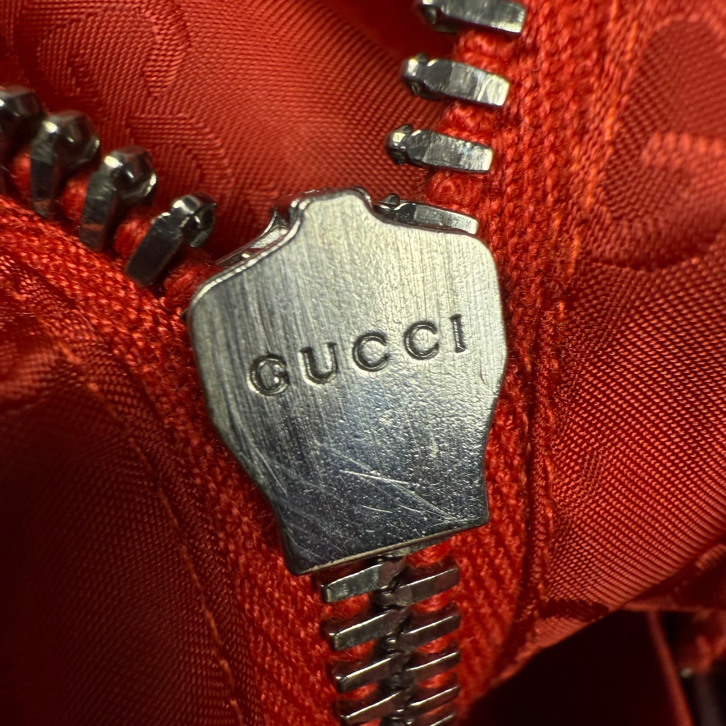 Gucci Monogram Nylon ‘Red’ Hooded Windbreaker