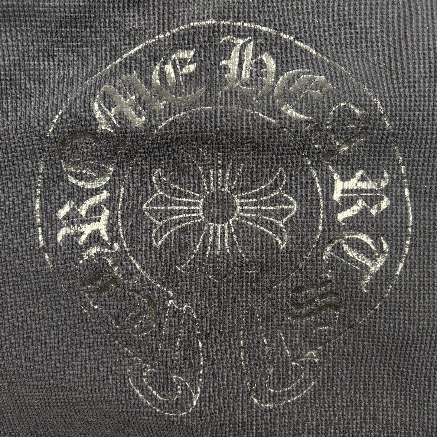 Chrome Hearts Horseshoe Thermal ‘Black’ Hoodie