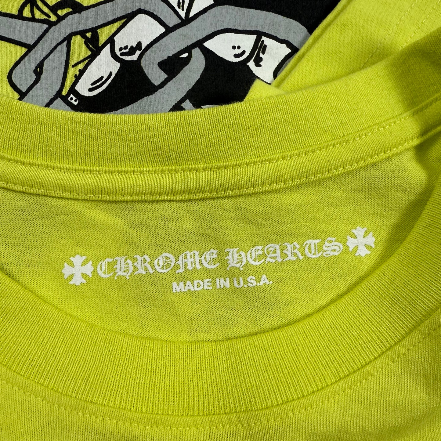 Chrome Hearts & Matty Boy Link ‘Lime Green’ T-shirt