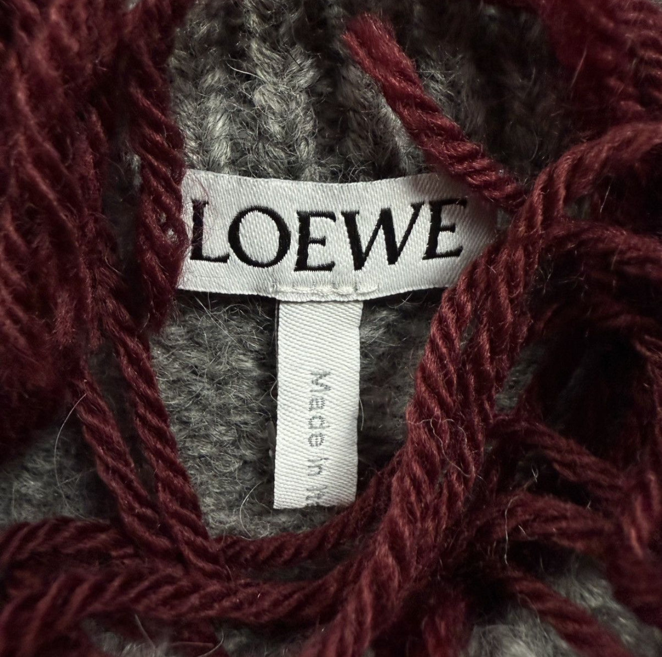 LOEWE Wool Fringe Sweater