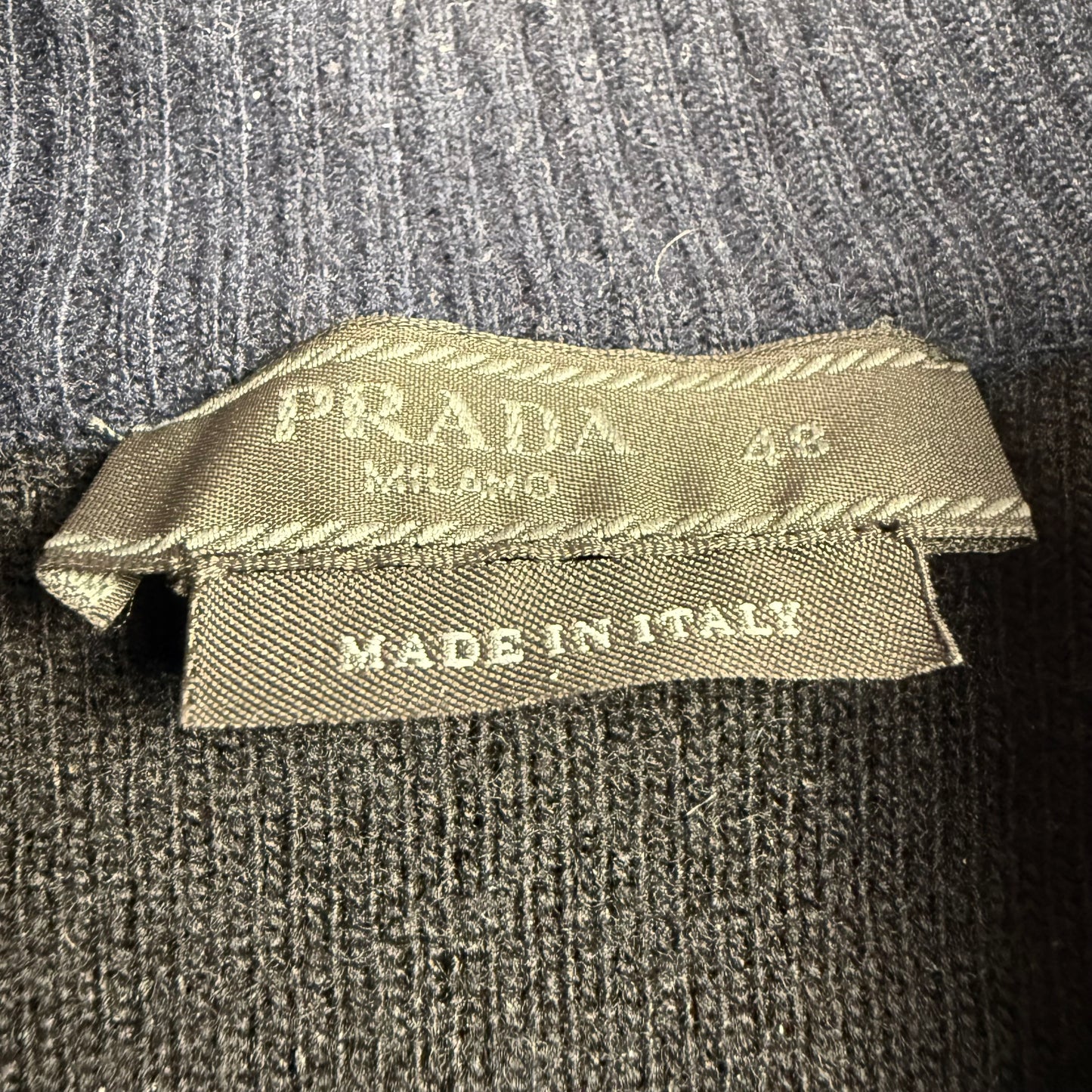 Prada Zip-Up Wool ‘Blue/Navy’ Cardigan