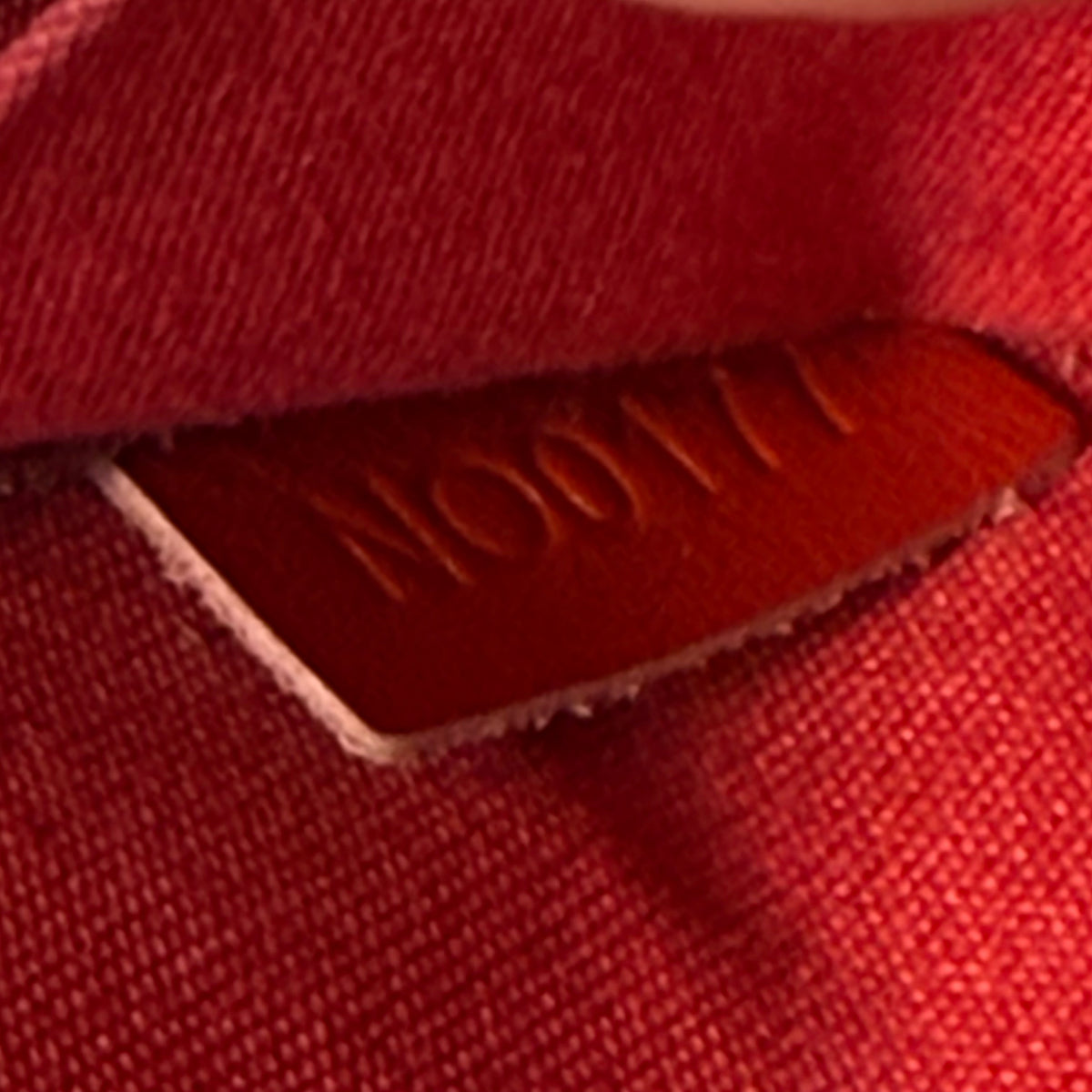 Louis Vuitton Monogram Vernis Pochette Félicie Red Bag