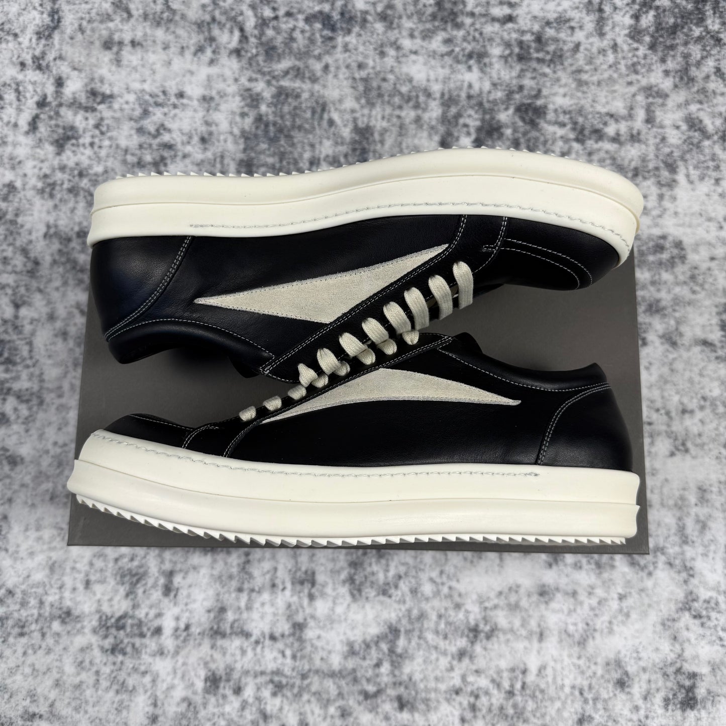Rick Owens Vintage Vans Leather ‘Black’ Shoes