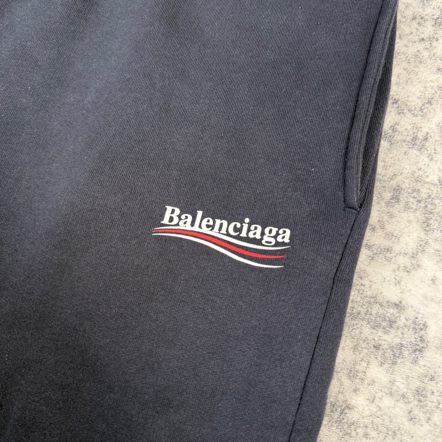 Balenciaga Campaign Logo ‘Navy’ Sweatpants
