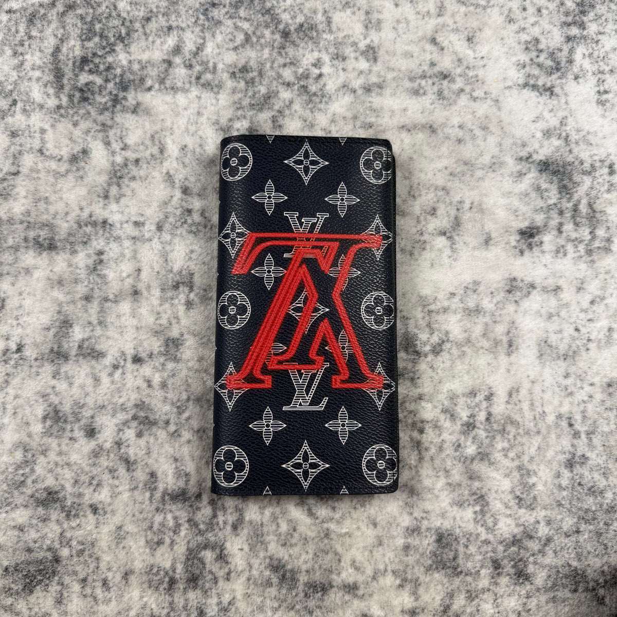 Louis Vuitton 2018 Monogram Ink Upside Down Brazza Wallet