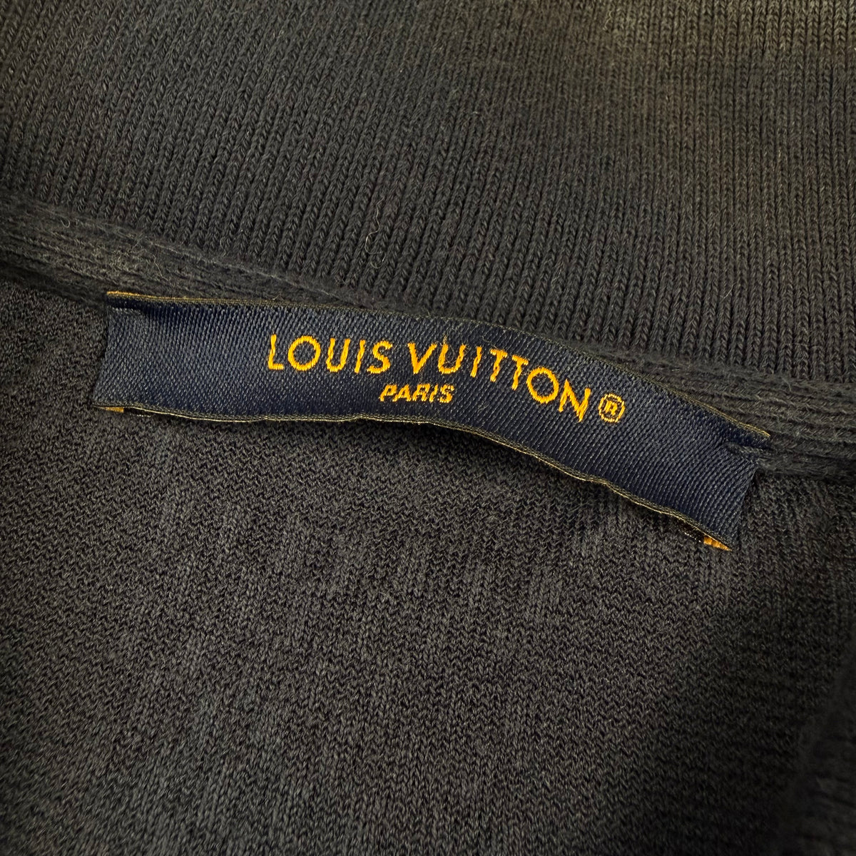 Louis Vuitton Damier French Terry Short-Sleeved Cotton-Blend Shirt