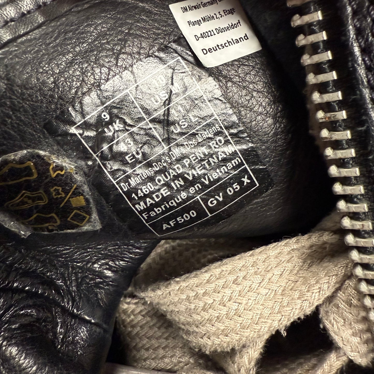 Rick Owens x Dr. Martens 1460 Quad Sole Pentagram Jumbo Lace Boots