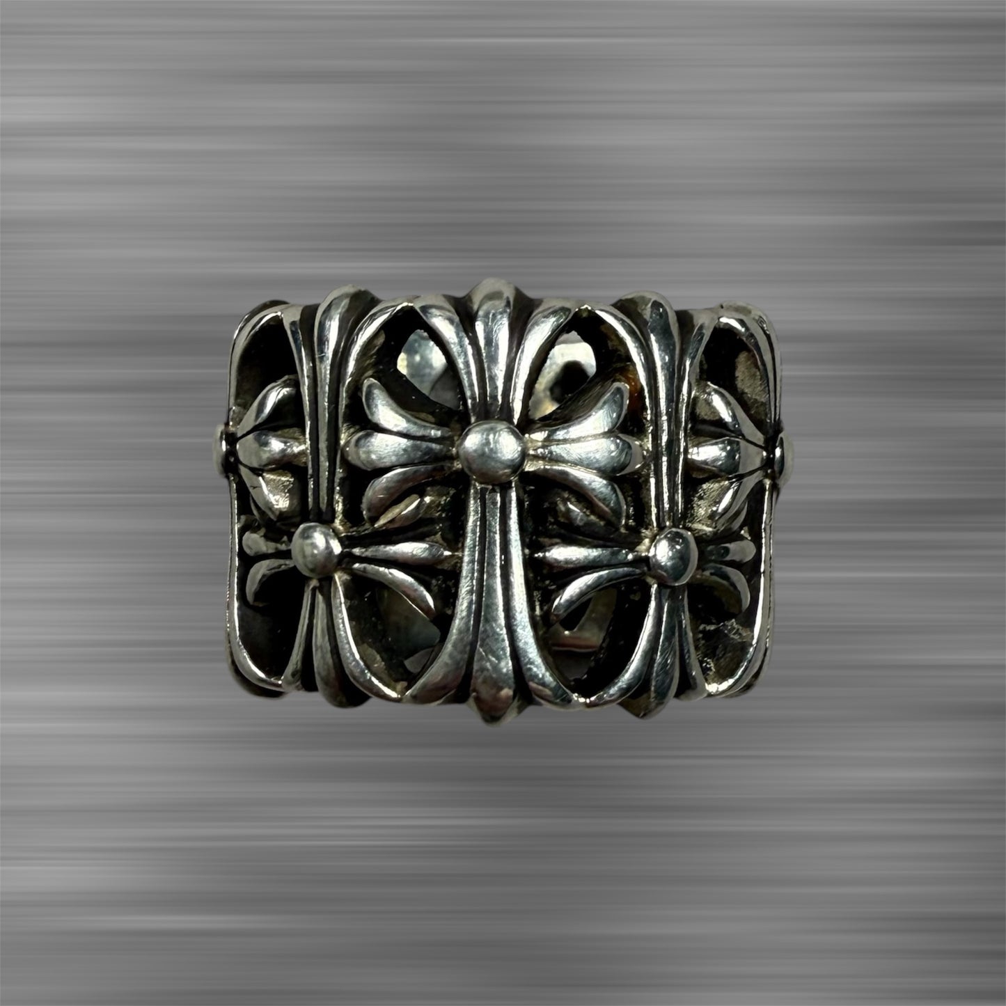Chrome Hearts Cemetary Silver Ring