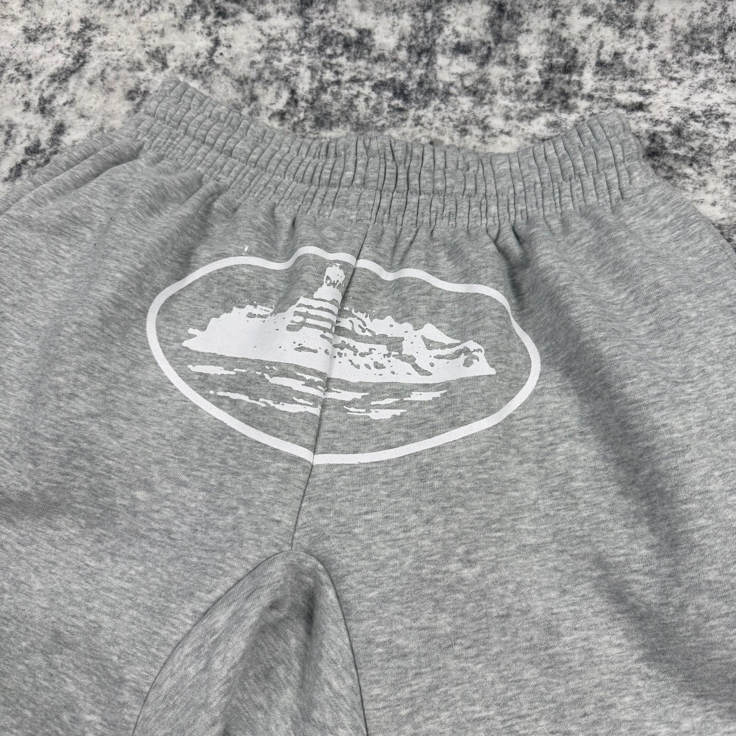 Corteiz OG Alcatraz 'Heather Grey' Shorts