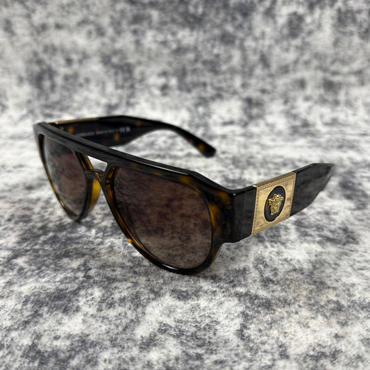 Versace Medusa Head Tortoiseshell Sunglasses