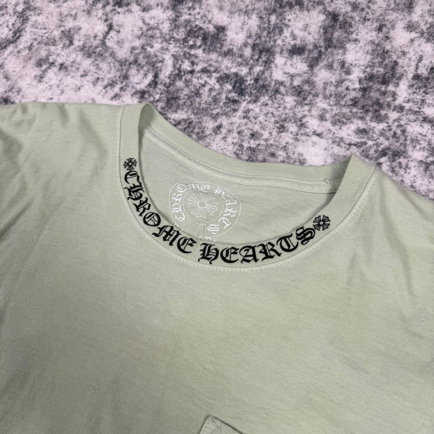 Chrome Hearts Neck Logo ‘Lime’ Long Sleeve