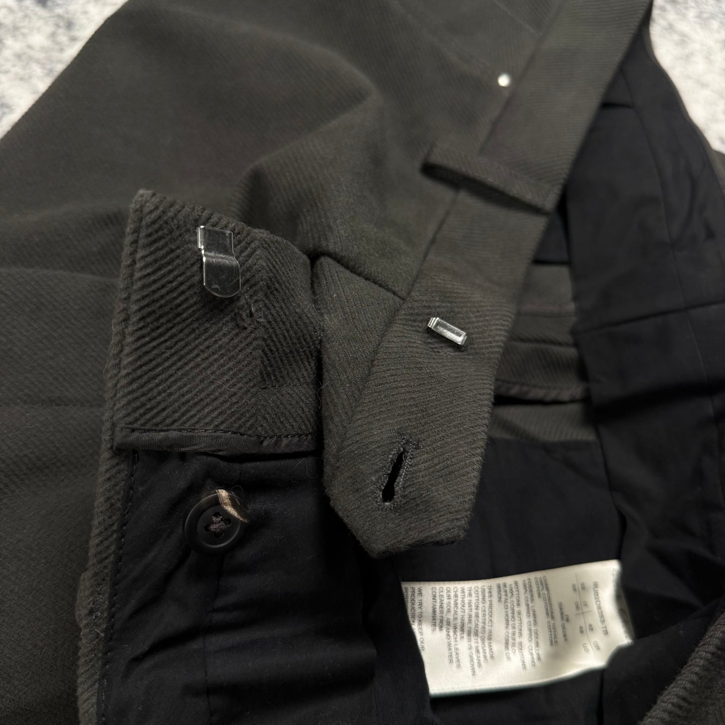 Rick Owens Tailored Belas Trousers – Dark Dust Pants