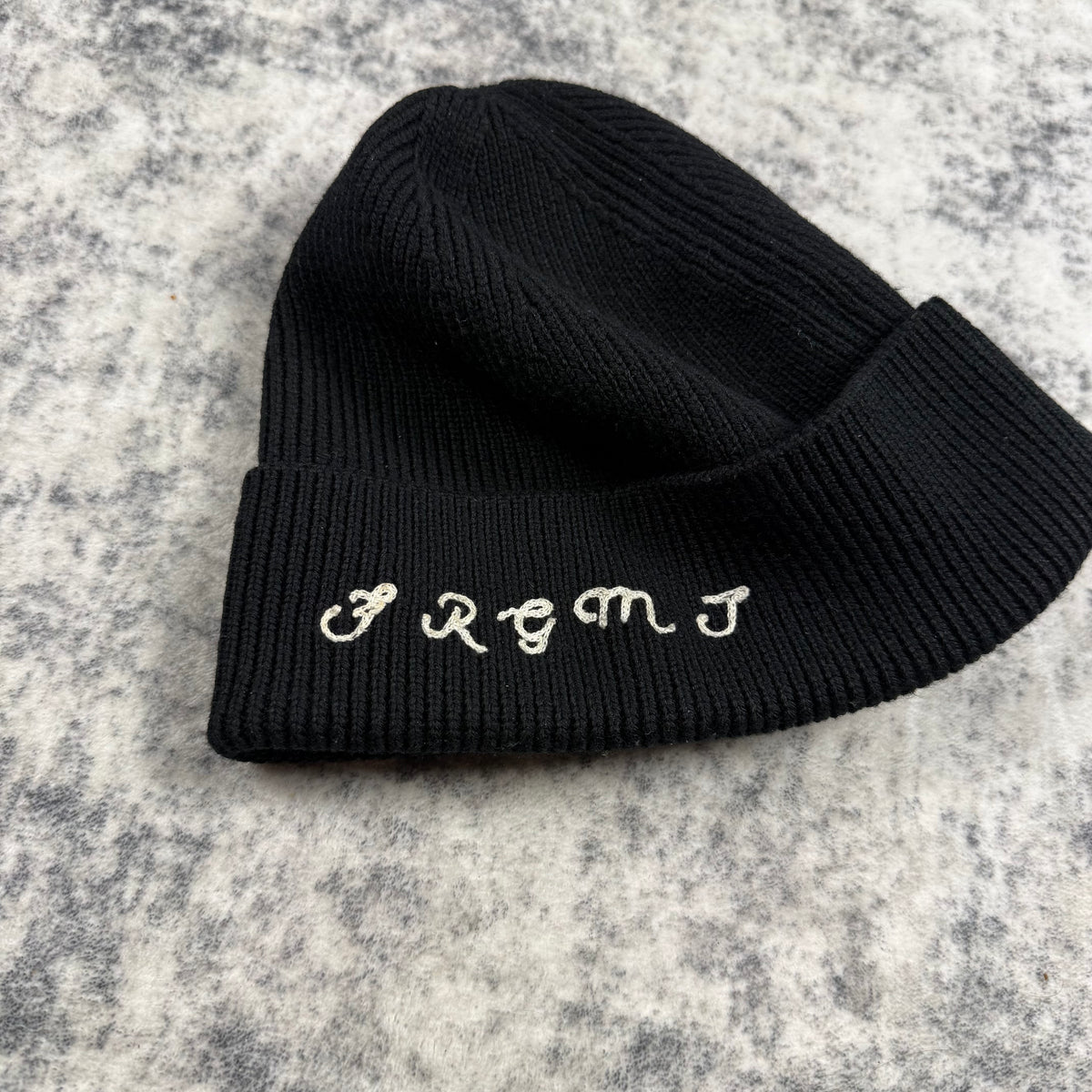 Moncler Genius x Frgmnt Hiroshi Fujiwara Logo Band ‘Black’ Beanie