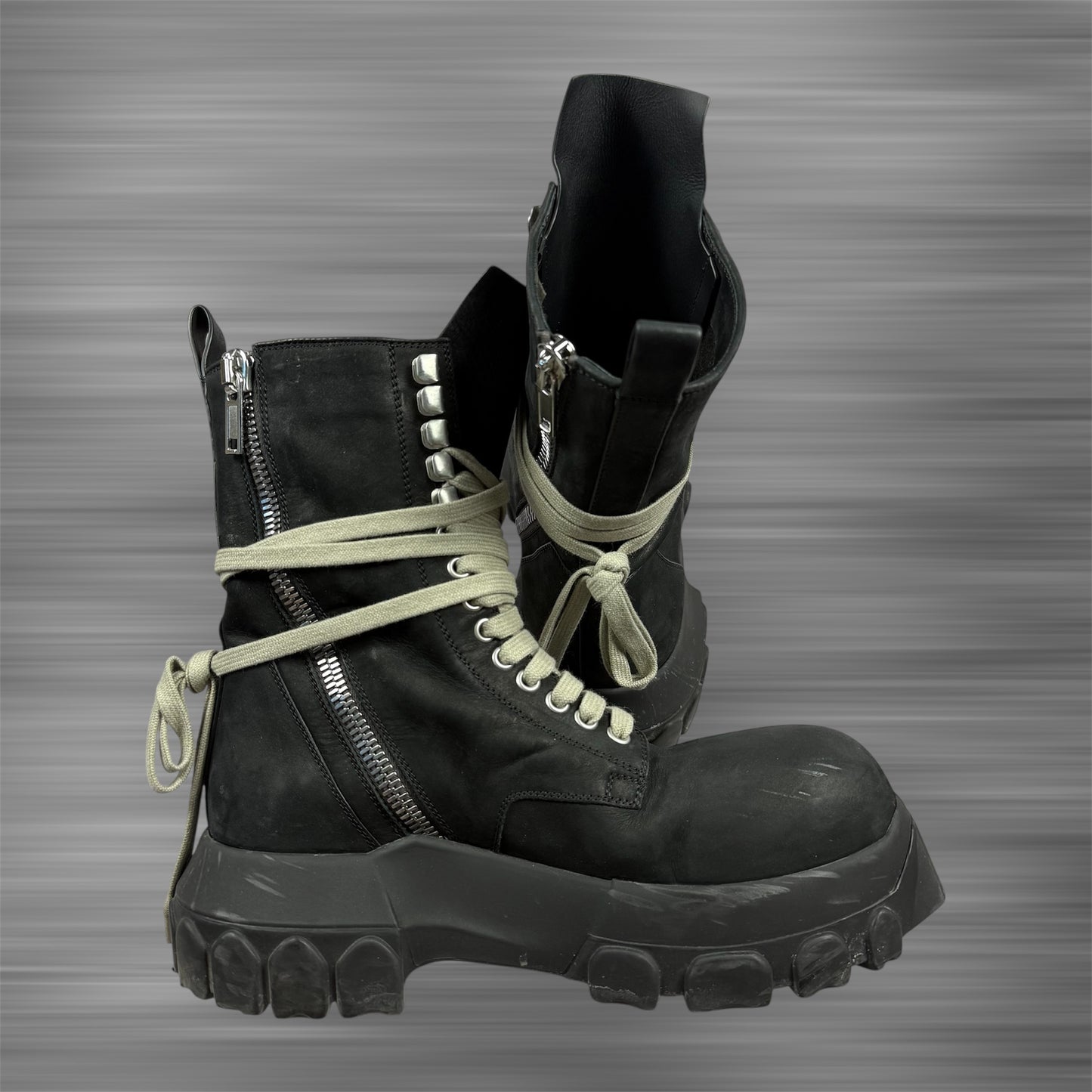 Rick Owens Army Bozo ‘Black’ Tractor Boots