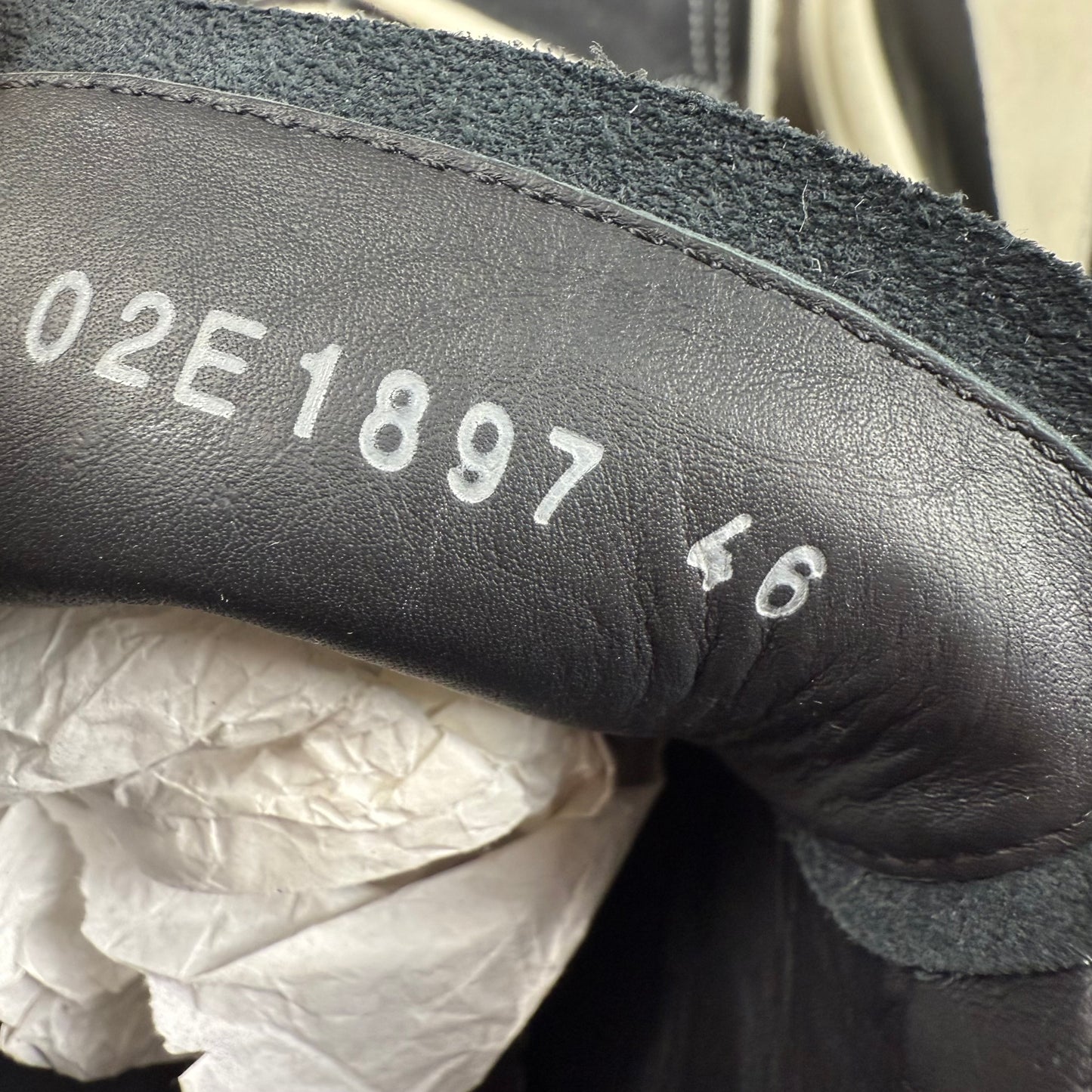 Rick Owens Vintage Vans Leather ‘Black’ Shoes