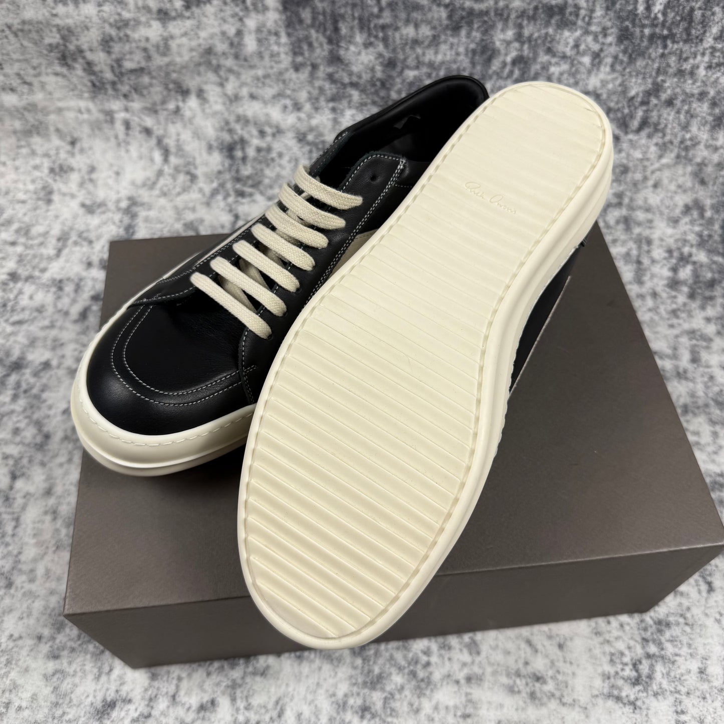 Rick Owens Vintage Vans Leather ‘Black’ Shoes