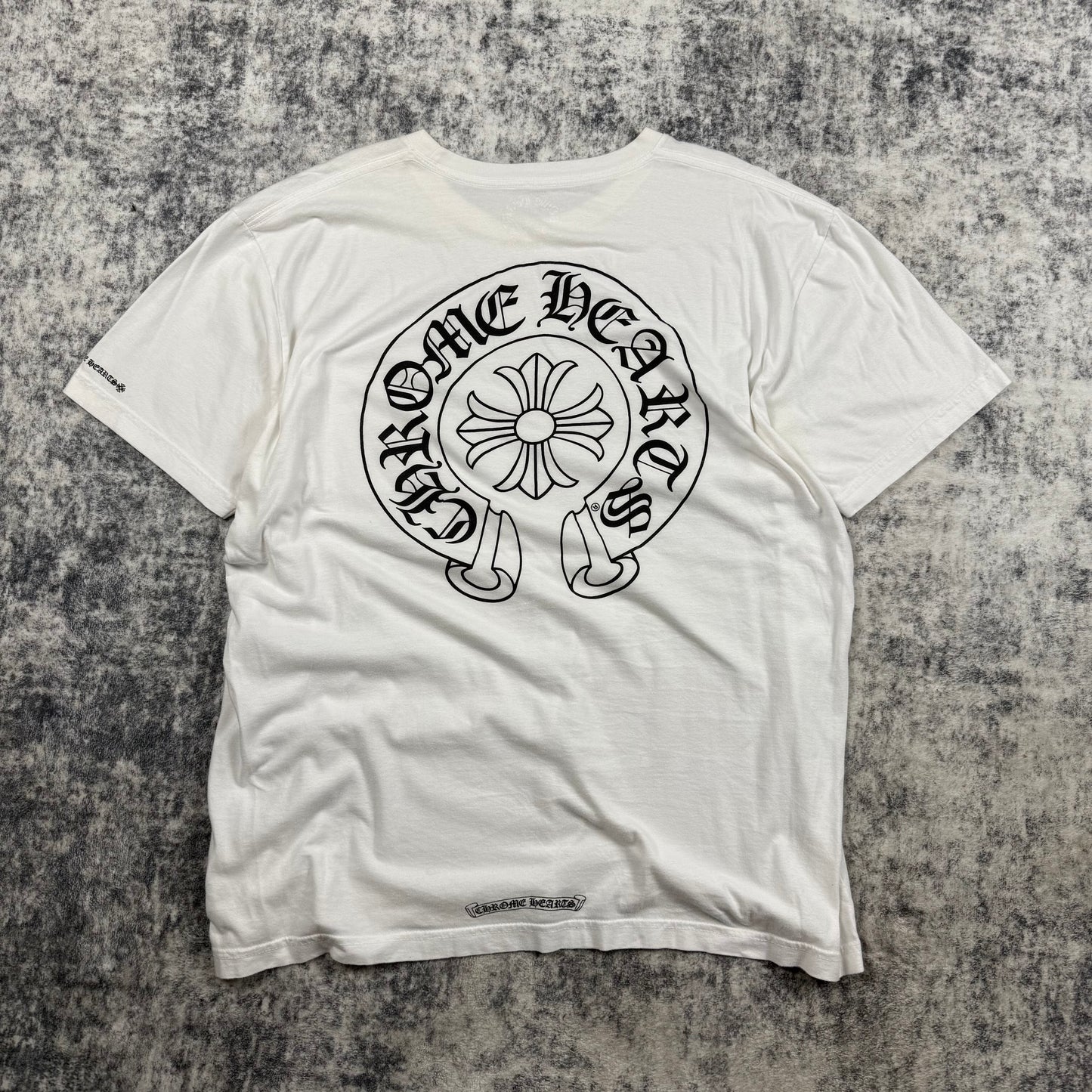 Chrome Hearts Horse Shoe ‘White’ Logo Pocket T-Shirt