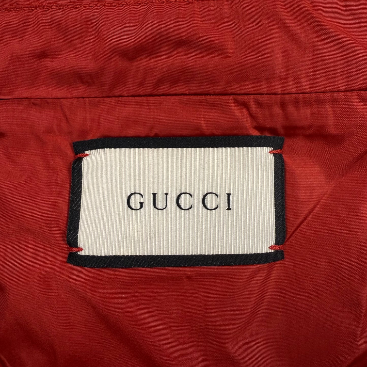 Gucci Bee And Star Print Windbreaker ‘Red’ Jacket