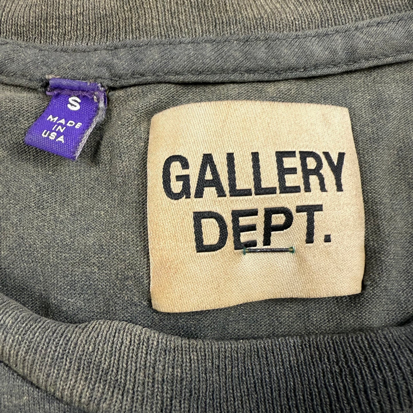 Gallery Dept. Skull Logo Distressed Shirt