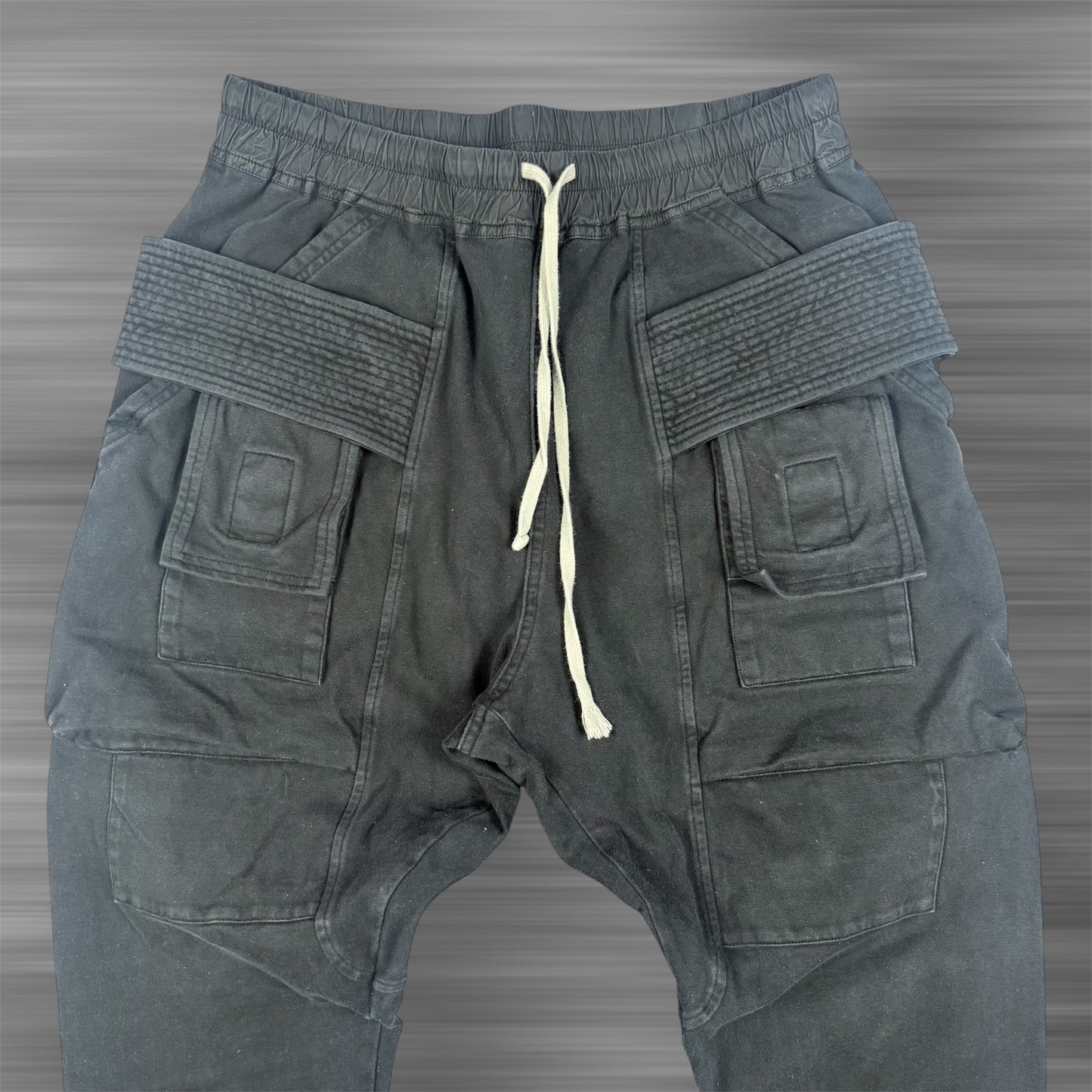 Rick Owens DRKSHDW Black 'Creatch' Cargo Pants