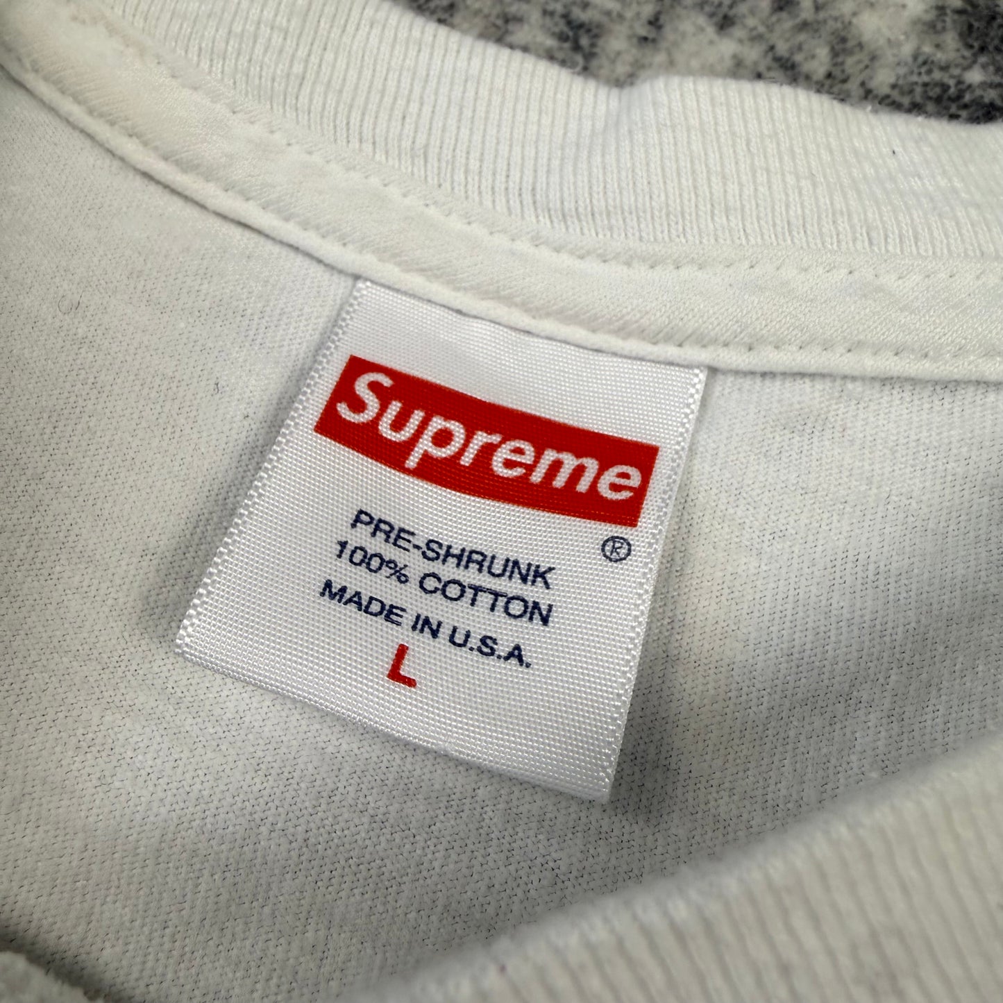 Supreme FW19 Banner ‘White’ T-Shirt